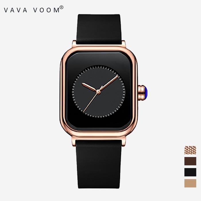 Jam Tangan Wanita Vava Voom original tali ruber