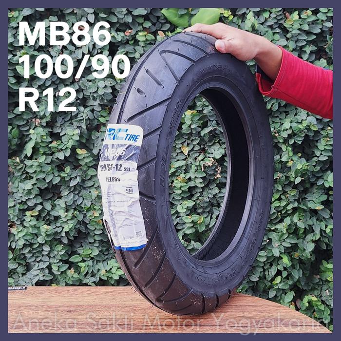 Ban Motor IRC MB 86 ( MB86 ) 100/90-12 Tubeless Ban Luar R12 freego scoopy