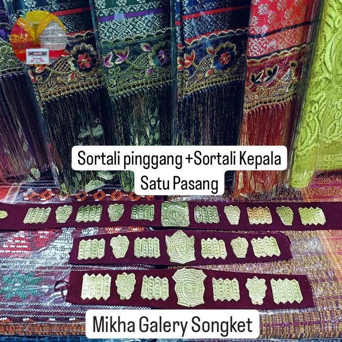 Sortali Pinggang +Sortali Pengantin +Satu Set Sortali Penari Dan Pengantin