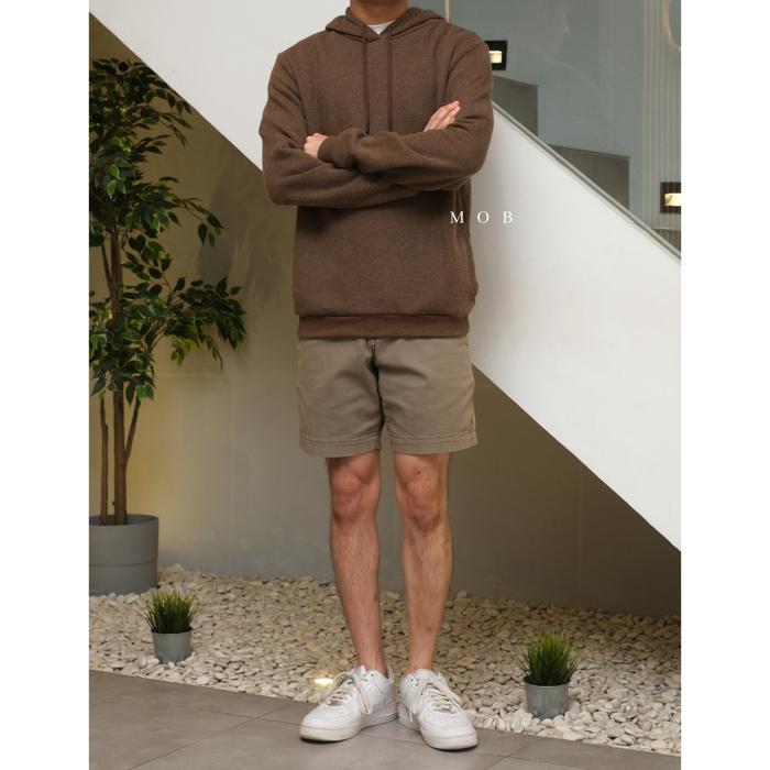 Hoodie GoodFellow Basic Knit Brown Original