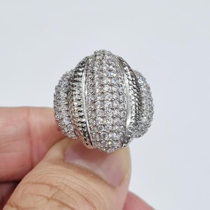 17K / 5.75 gr - Cincin Emas Putih Ukuran Ring Size 17 Kadar 75% 750 - PJ