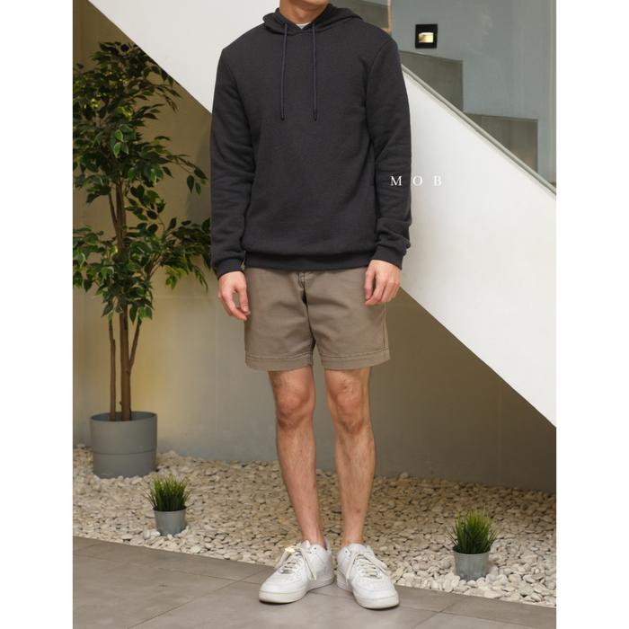 Hoodie GoodFellow Basic Knit Black Charcoal Original