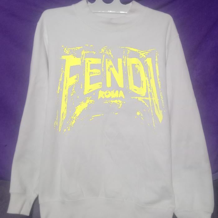 crewneck fendi unisex art logo