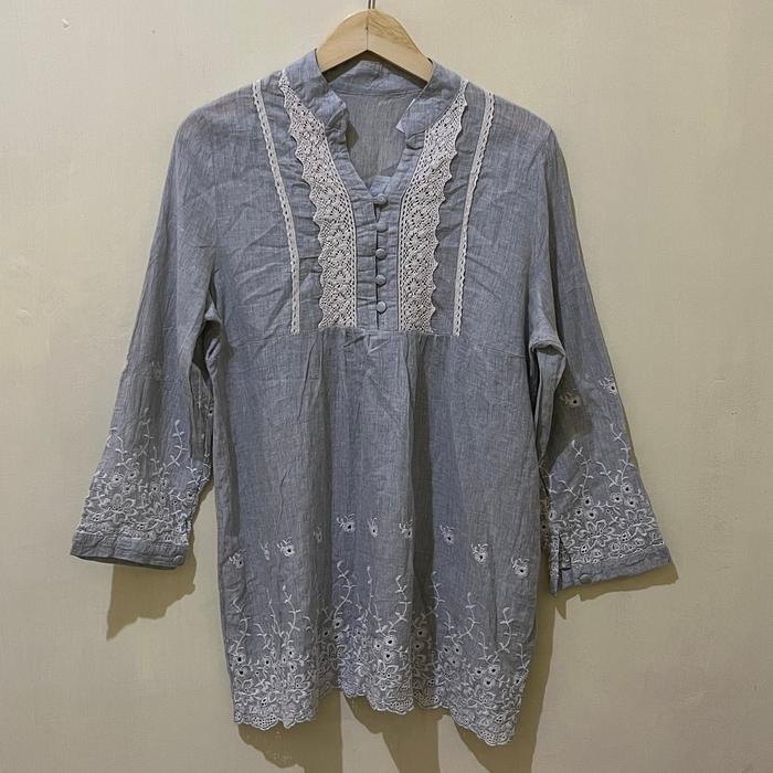 Embroidery Eyelet Tunik Bordir