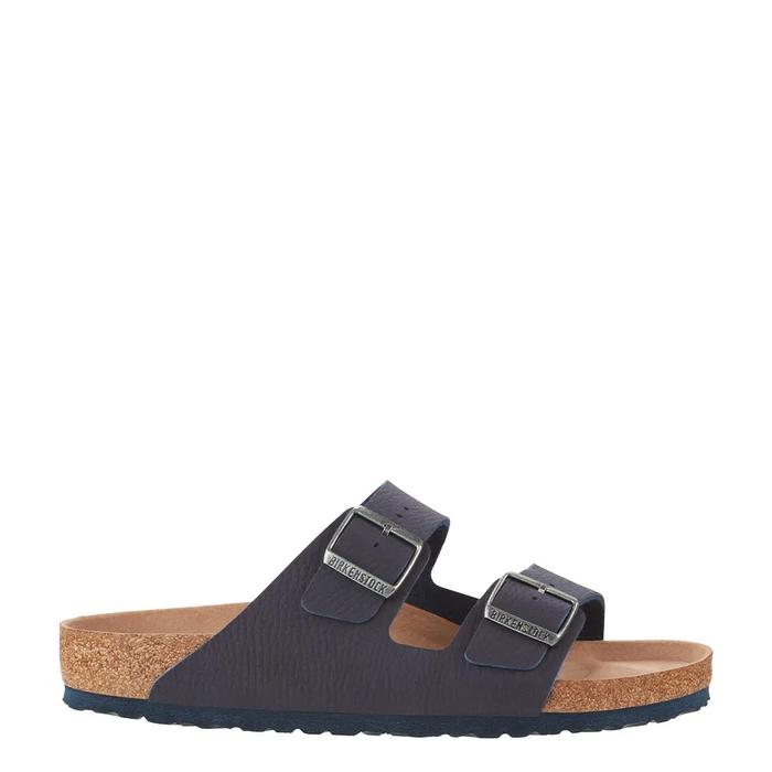 Birkenstock Arizona Vegan (Regular) Original Sandal Pria - Desert Dust Indigo Blue