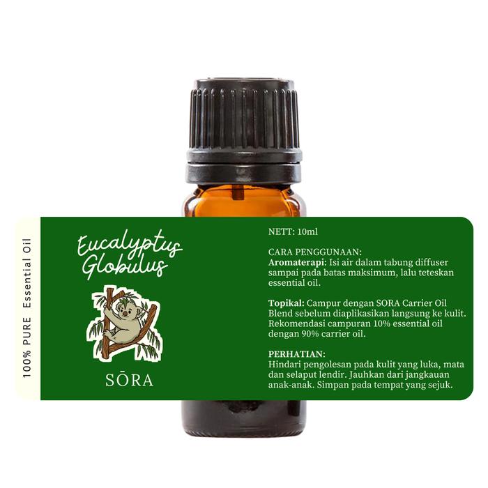 SORA Eucalyptus Globulus Essential Oil Australia 10ml/30ml/50ml/100ml
