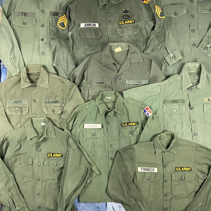 Og107 Shirt US Army Vietnam War Era