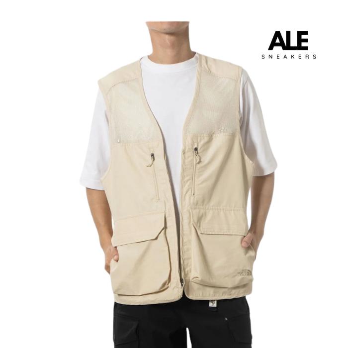 Vest Pria The North Face Utility Camp Vest Cream ( NF0A87V4-3X4) Original