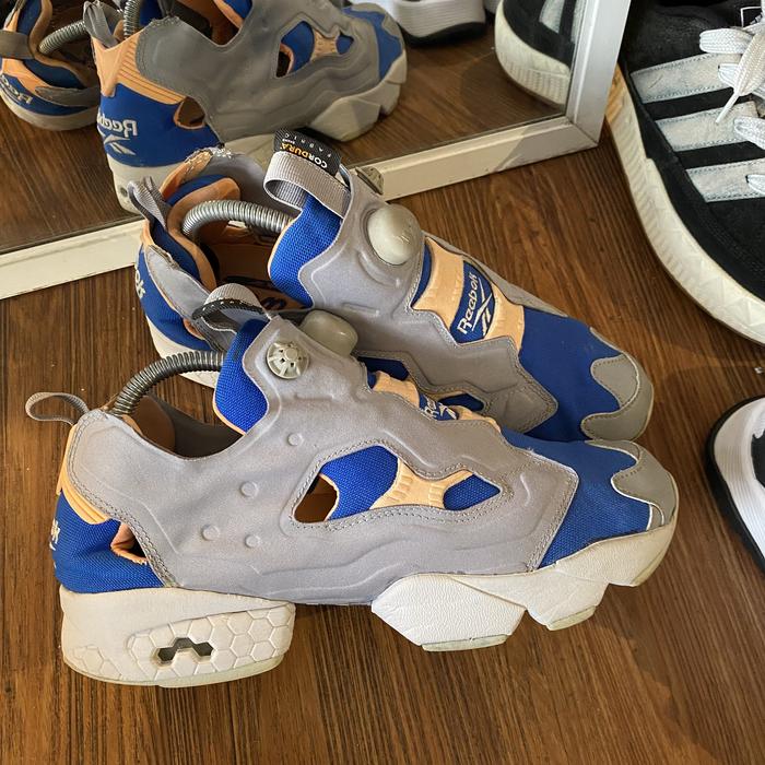 Reebok instapump fury OG Grey Blue Original murah - sneakers second ma
