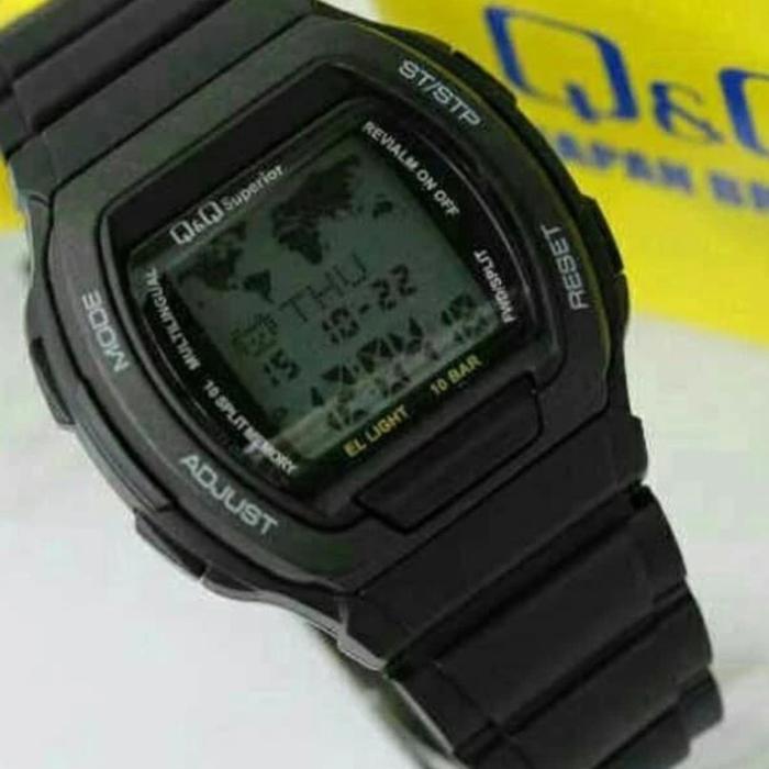Jam Tangan Pria & Wanita Databank QQ Q&Q MMC3 Original MMC3 Hitam