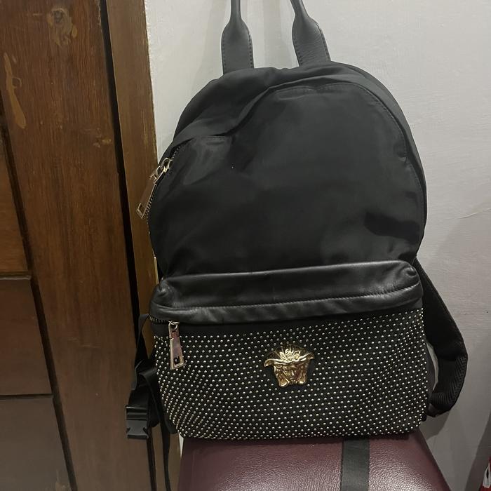 Tas Ransel Versace Hitam cantik