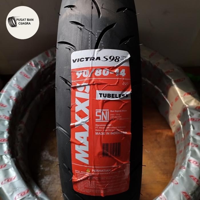 Ban MAXXIS Victra 90/80 14 (FREE PENTIL TUBELESS) Ban donat beat beat fi vario fi