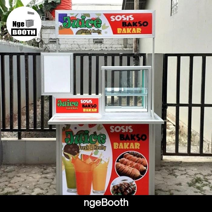 Booth Portable / Meja Lipat & Etalase Mini