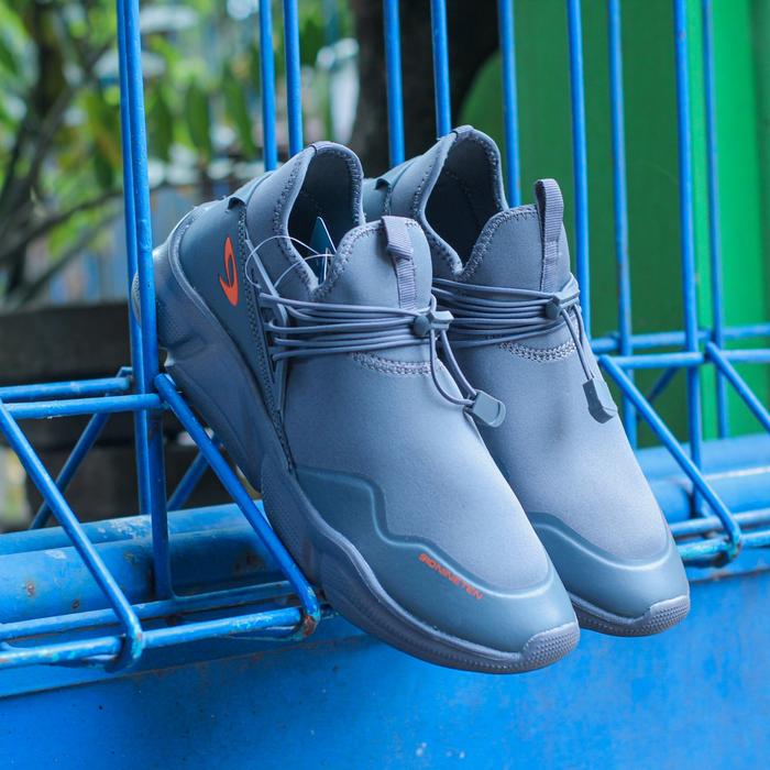 SEPATU SNEAKERS LARI / RUNNING NINETEN 910 RYU GREY / ABU - ABU MURAH