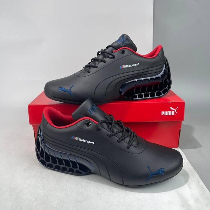SEPATU PUMA ROMA x MOTORSPORT - BLACK RED