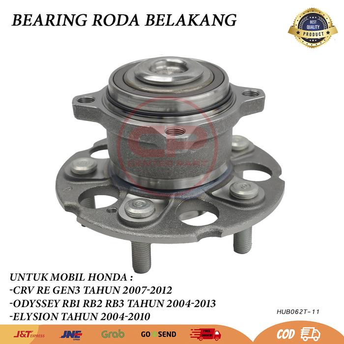 bearing bering laher lahar roda belakang crv re gen3 odyssey rb1 rb2 rb3 elysion 2004 2005 2006 2007