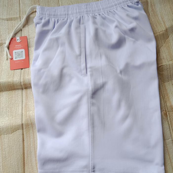 CELANA PENDEK PUTIH POLOSAN / CELANA PENDEK OLAHRAGA JOGGING GYM RANNING  TENIS FUTSAL / CELANA PEND