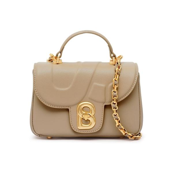 BUTTONSCARVES Alma Leather Flap Bag Small - coffee