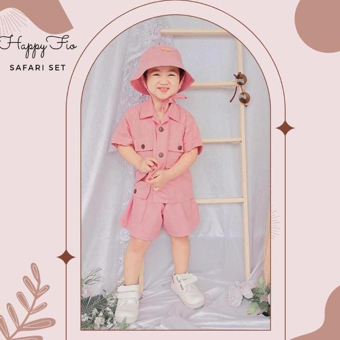Setelan bayi dan anak Safari Set by Happyfio (zoo keeper)