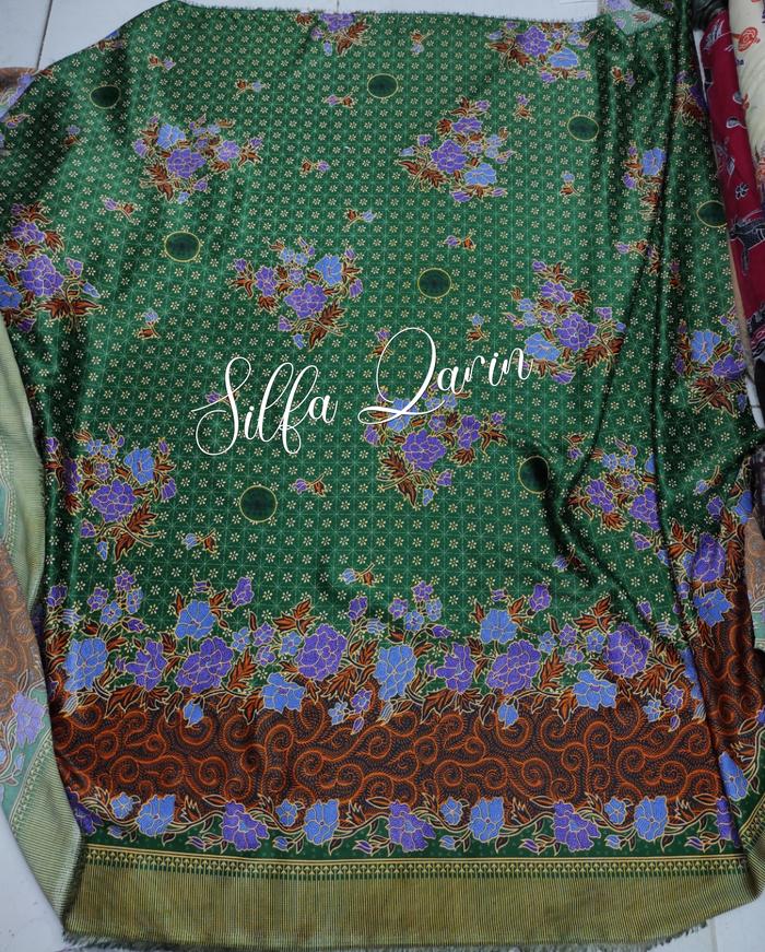 Kain Bahan Batik Nu Muslimat Semi Sutra / Bahan Kain Batik Muslimat Nu