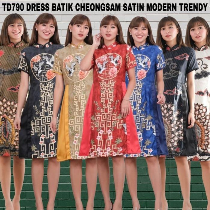 TD790 DRESS CHEONGSAM DRESS QIBAO QIPAO PARTY IMLEK