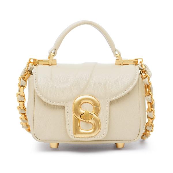 BUTTONSCARVES Alma Leather Micro Bag - Chalk