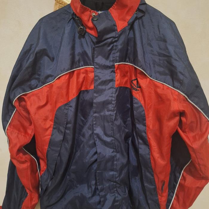 Jaket branded Uk m Nordwand braun Buffel di dalam beludru Di luar parasut Limited edition