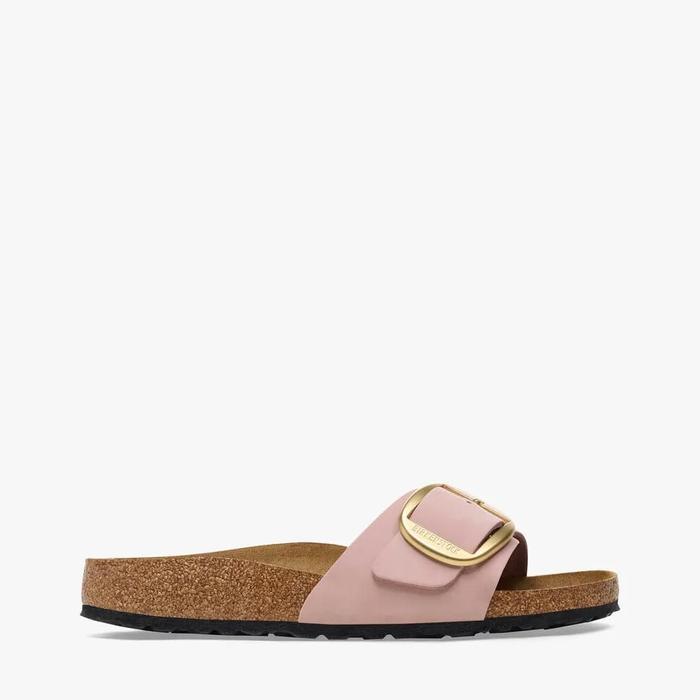 Birkenstock Madrid Big Buckle (Narrow) Original Sandal Wanita - Soft Pink