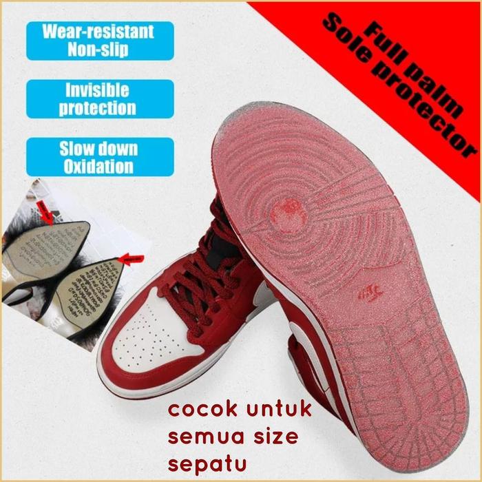 Borong Sepasang Hard Glaze Shoe Protector Pelindung Alas Sepatu Anti Licin Aksesoris Sepatu Pria Pel