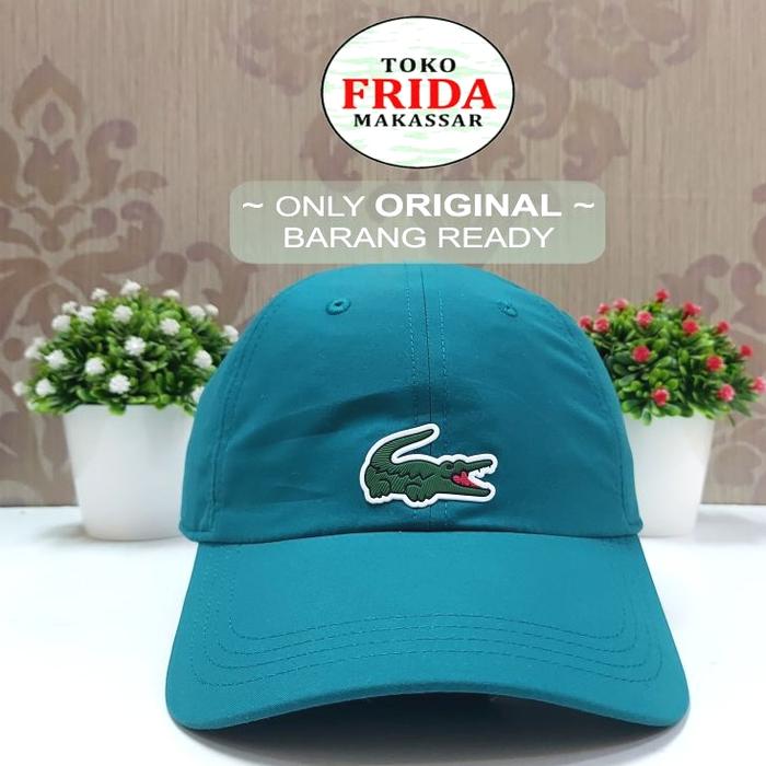 Lacoste Original Sport Hat Topi Pria Art:RK245051-W1Z Size:One Size  Color:Green