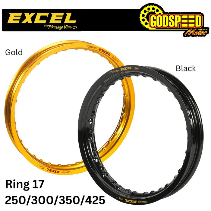 VELG RIM TAKASAGO EXCEL RIM / MADE IN JAPAN ORI 17X300 / 17 300 SUPERMOTO RING 17 LEBAR 300 YZ250 YZ