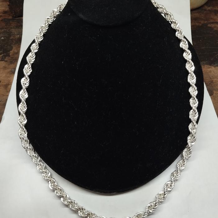 kalung pria perak murni tambang