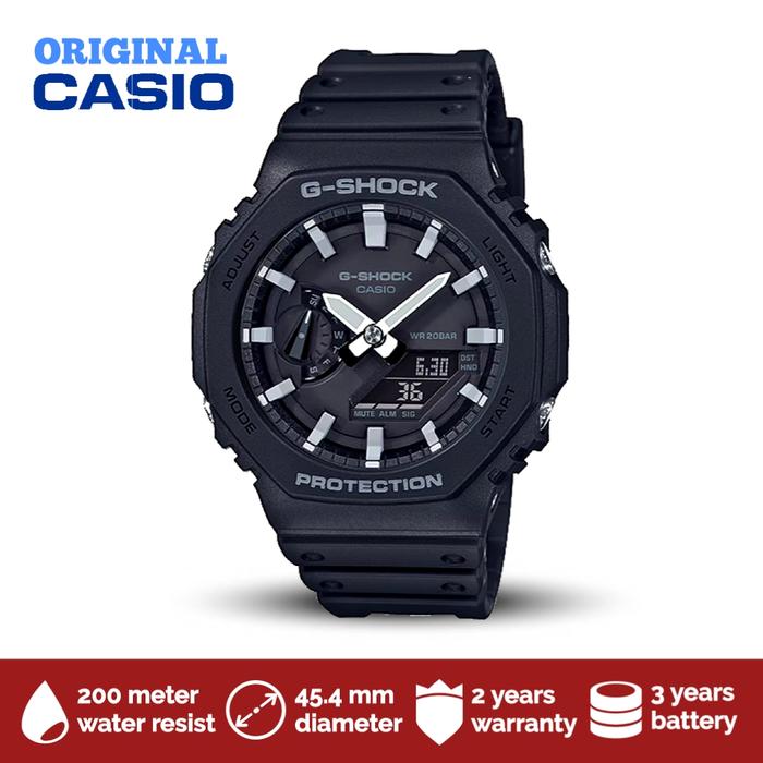 Jam Casio Gshock G Shock GA-2100-1A GA2100 Original Garansi Resmi PT GAP 2Th
