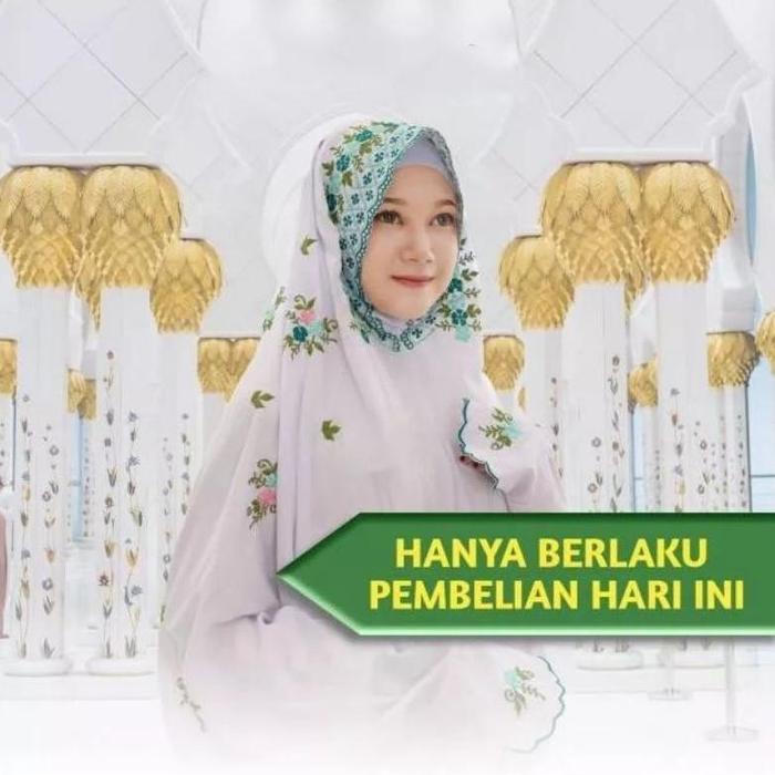 MUKENA LAJURAN POLINO SLIK ANEKA WARNA | MUKENA TERUSAN/LANGSUNGAN SANTRI DEWASA BERWARNA