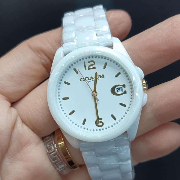 jam tangan Wanita Coach keramik