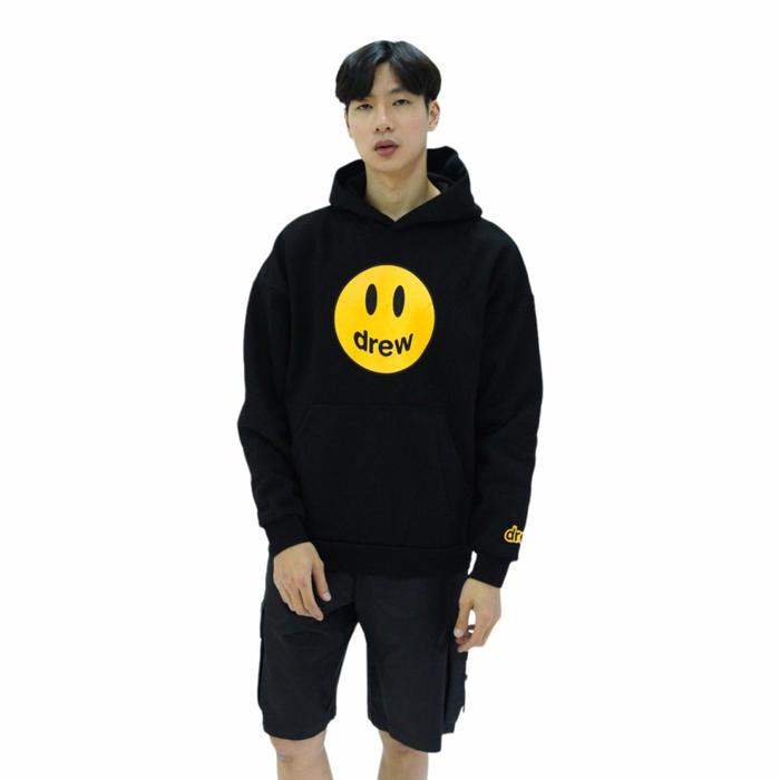 DREW House DH Oversize Hoodie Mascot Smile Logo Black