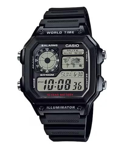CASIO AE-1200WH-1A AE-1200WH-1B AE 1200WH ORIGINAL GARANSI RESMI