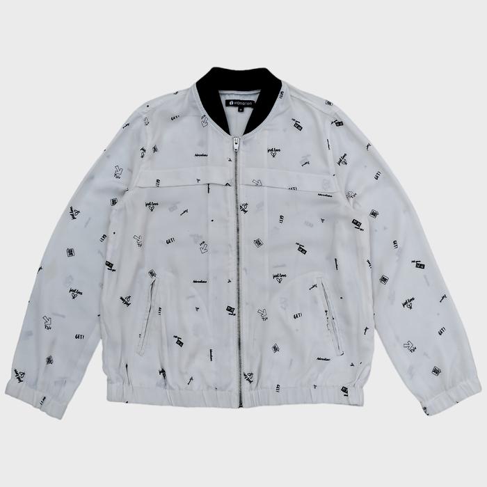 jaket bomber casual printed hangten