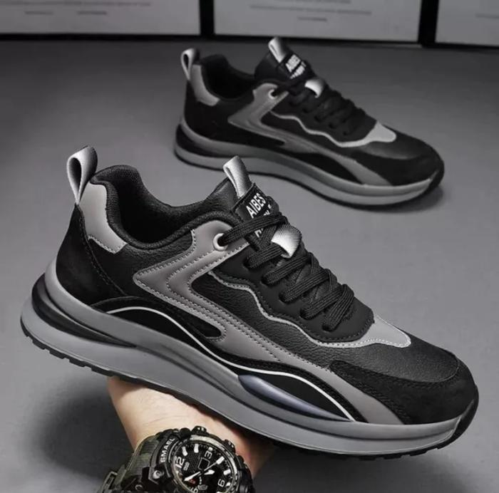 Sepatu Sneakers Pria Running Casual Sport Premium Free Box - SP44 SP45 SP47 - Fortuneenstore