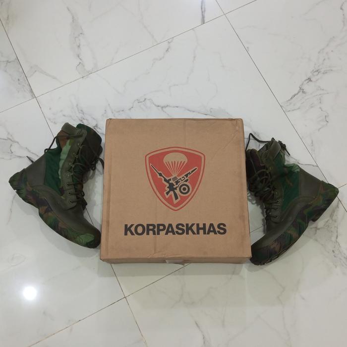 sepatu lapangan korpaskhas kopasgat satuan elite TNI AU original jatah