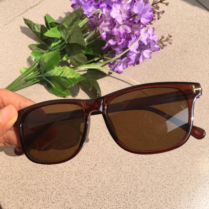 tom for wayfarer brown unisex sunglasses square