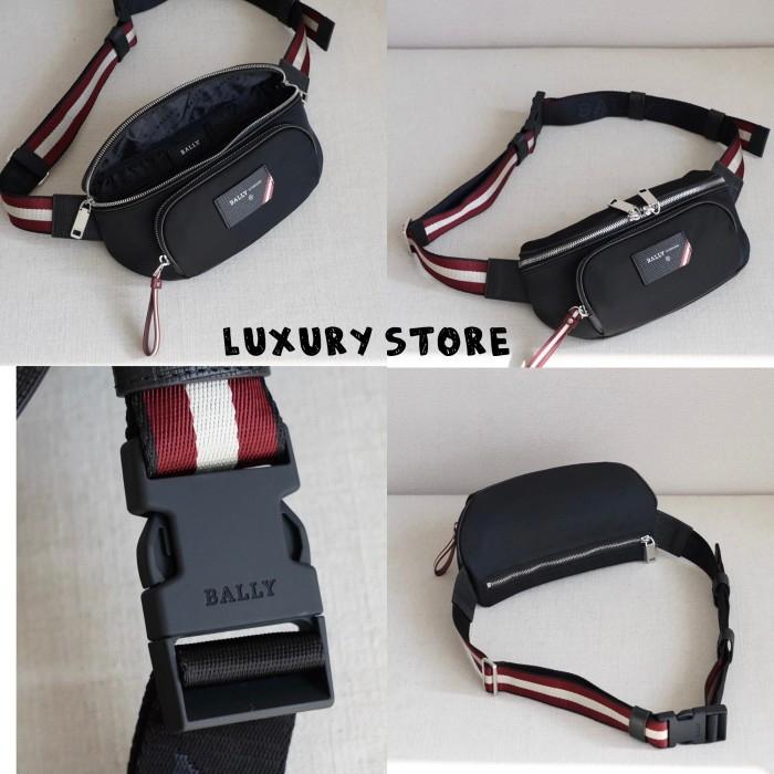 Bally Waistbag Finlei Belt Bag Nylon Leather Original