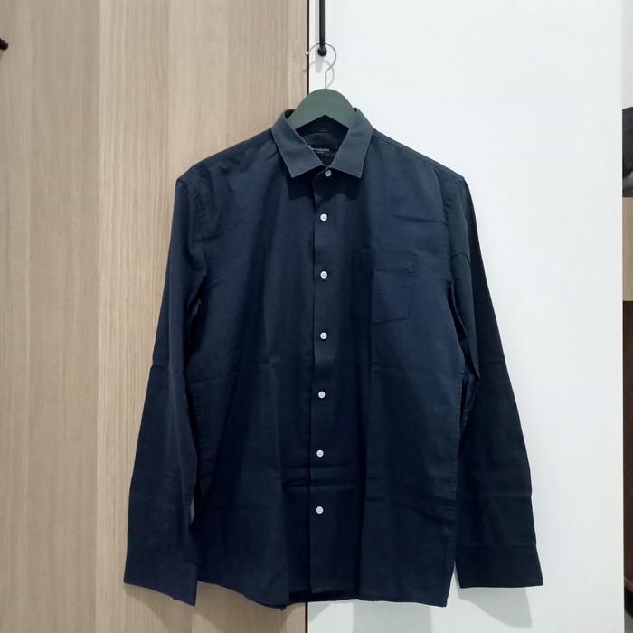 Kemeja Pria Lengan Panjang Biru - Executive