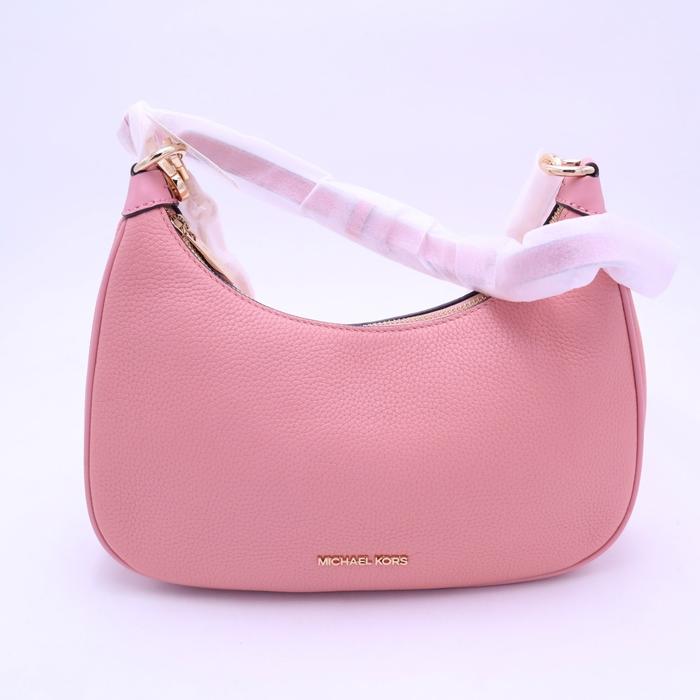tas wanita mk cora large zip pouchette primrose mn