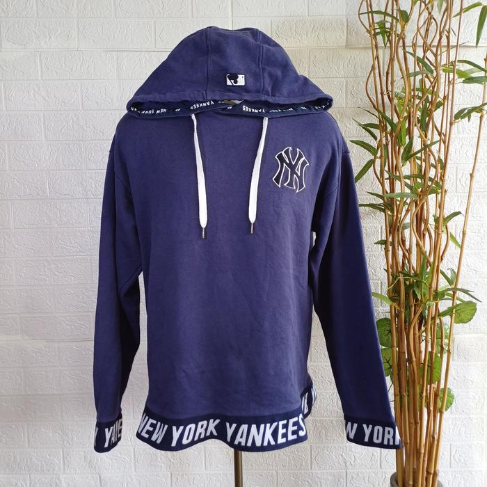 HOODIE MLB NEW YORK YANKEES ORIGINAL, SIZE L (SECOND BEANDED) NAVY, PT177