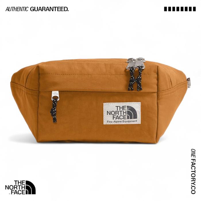 The North Face Berkeley Lumbar Pack Timber Tan / TNF Black 100%Original