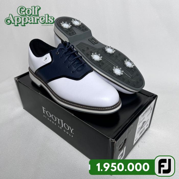 Footjoy Men Pantofel (White/Navy)