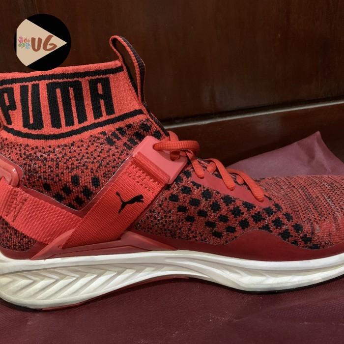 sepatu pria puma merah size 44 original