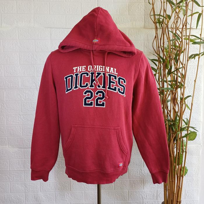 HOODIE DICKIES THE ORIGINAL 22, SIZE S-M (SECOND BRANDED) MAROON PEKAT, PT173