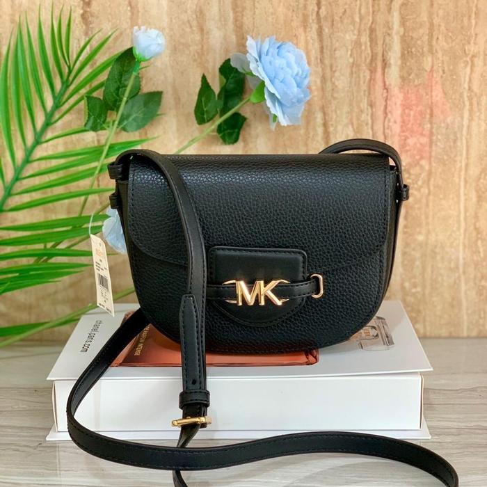 mk Reed Small Saddle Xbody Black